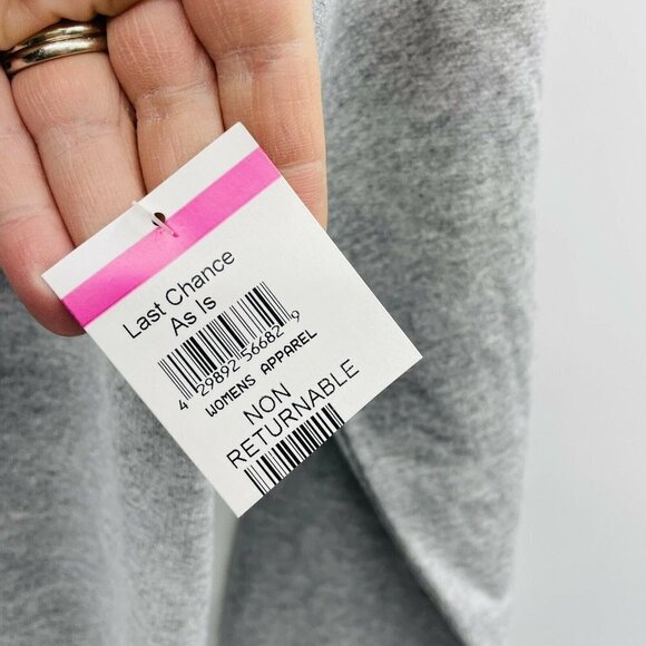 BP Womens Size Small Evil Eye Voted Graphic Crew Neck Pullover Sweatshirt Gray - Picture 6 of 7